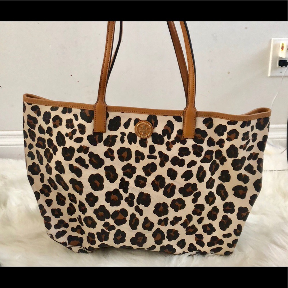 Tory Burch Leopard Tote
